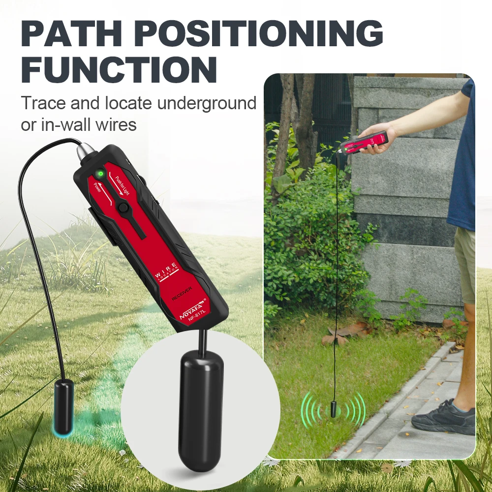 NOYAFA NF-817 Cable Finder Det - Underground Cable Detector 评论和价格