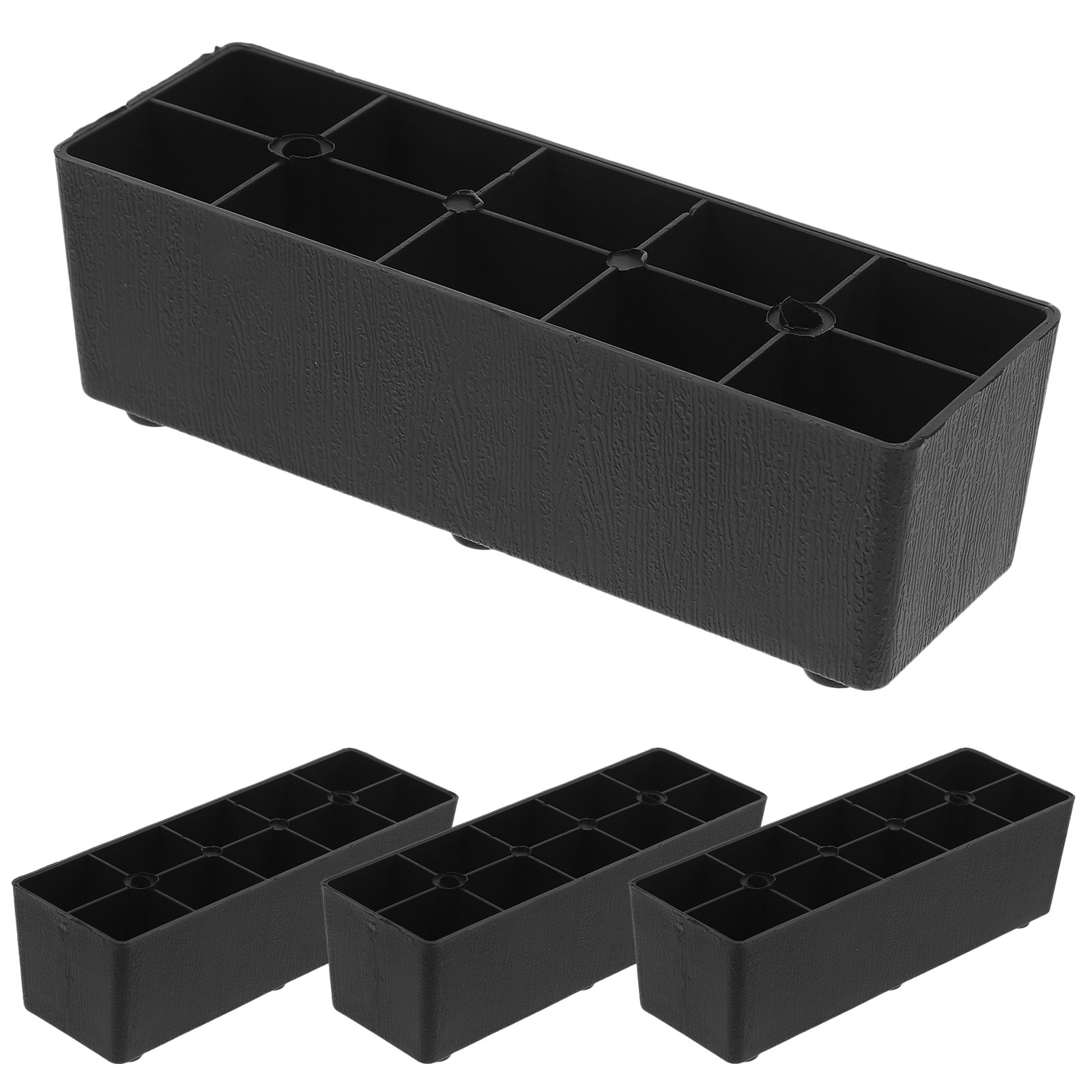 4Pcs Plastic Bed Risers Heavy  - Heavy Equipment Washing 评论和价格
