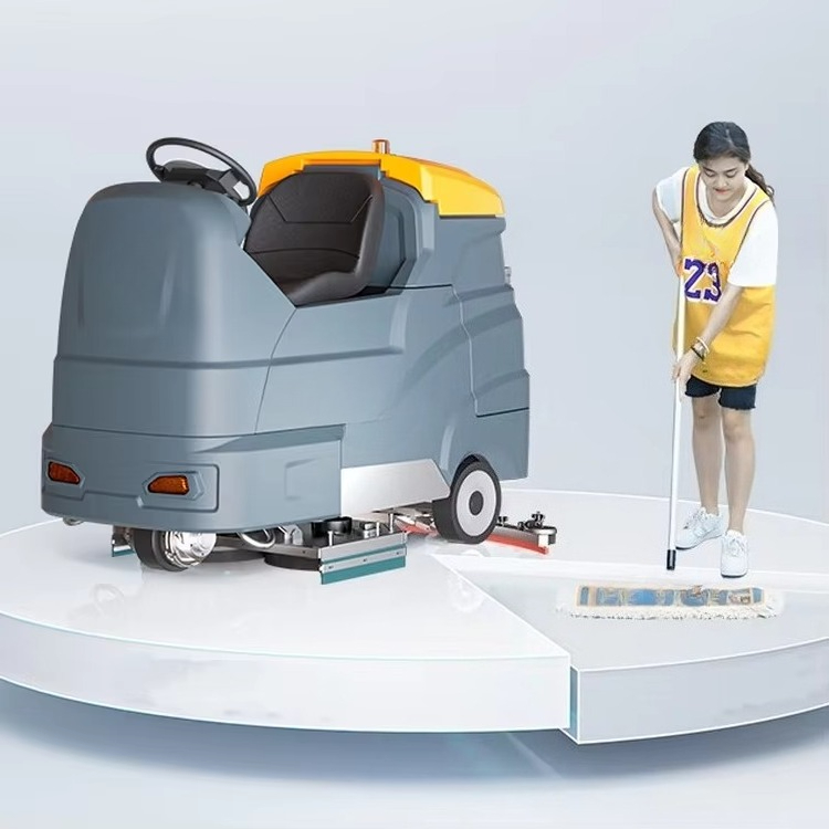 Double Professional Brush Floo - Industrial Floor Scrubber 评论和价格